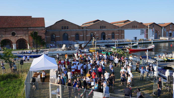 Regata delle Antiche Repubbliche Marinare, anteprima all'Arsenale Nord