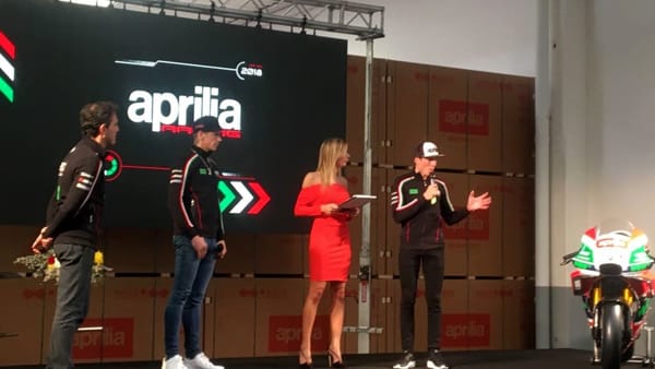 Aprilia: pronta al prossimo mondiale di MotoGp con la nuova RS-GP