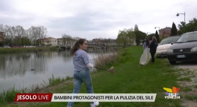 Bambini protagonisti per la pulizia del Sile