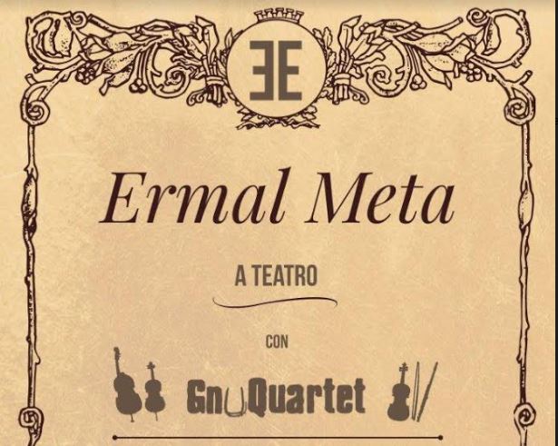 Ermal Meta al Teatro Goldoni di Venezia nel 2019