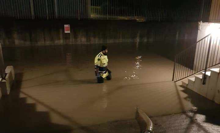 Maltempo in Veneto decine di uomini della protezione civile al lavoro