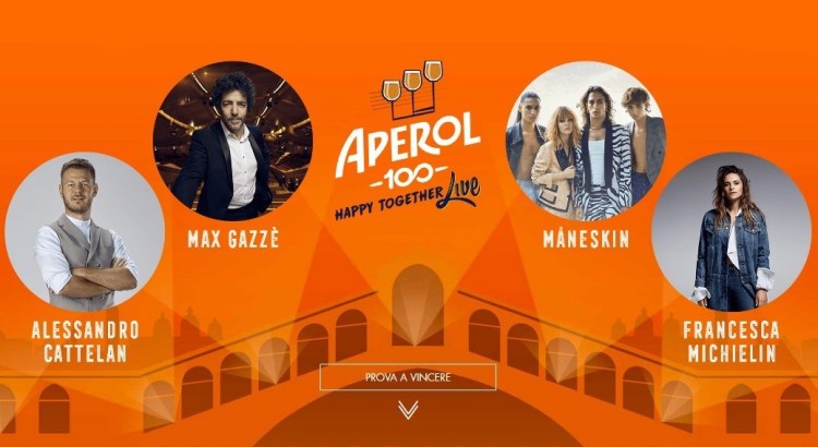 Aperol Happy Together Live a Venezia: prenotazione biglietti