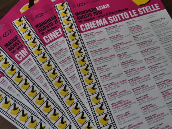 Cinema sotto le Stelle 2019 a Marghera: il programma dei film