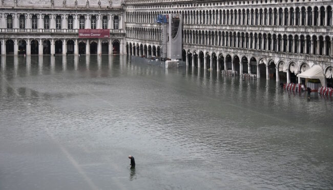 acqua alta a Venezia