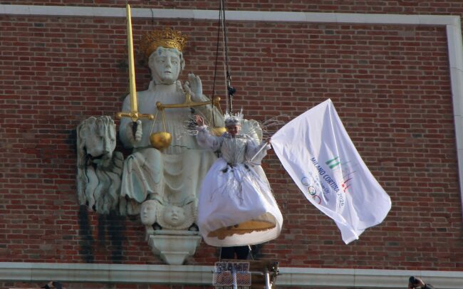 Volo dell’Aquila del Carnevale di Venezia 2020