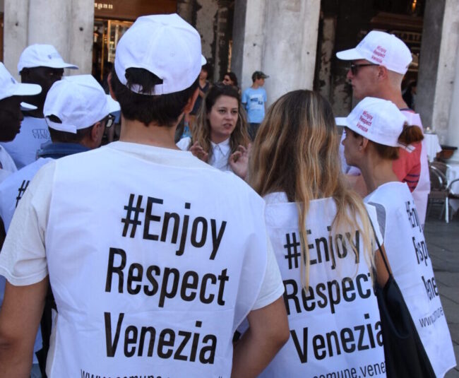 EnjoyRespectVenezia: anche nel 2020 gli steward in Piazza San Marco - Televenezia