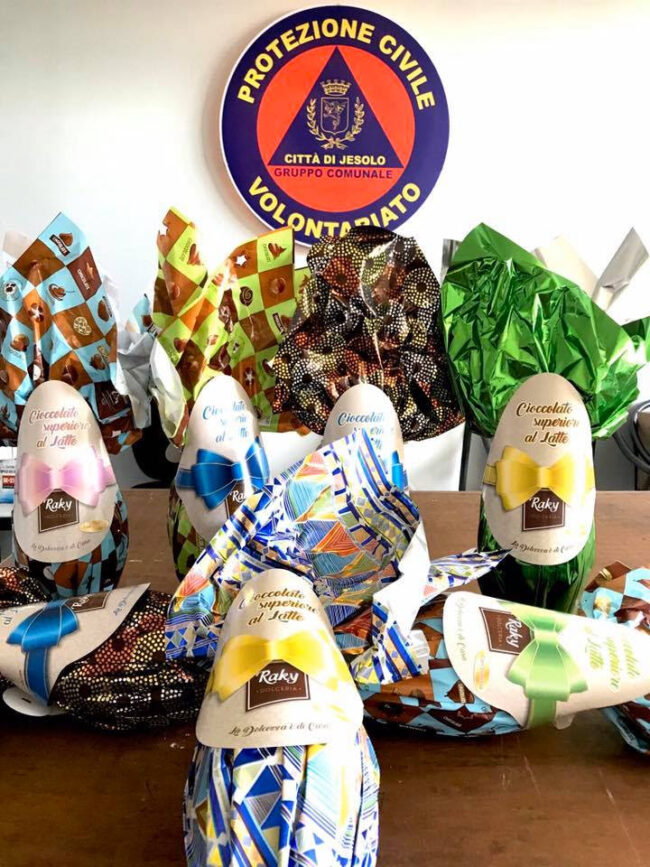 Pasqua da 2.000 uova di cioccolato per i bambini di Jesolo