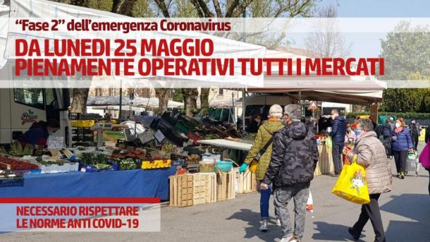 Mercati nel Comune di Venezia: tornano operativi dal 25 maggio