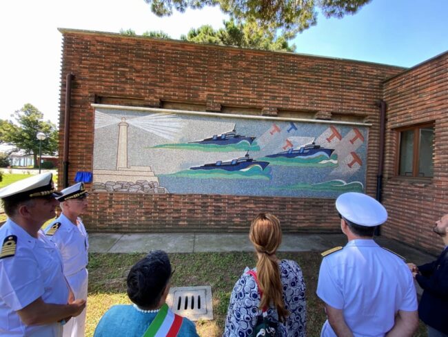 Morosini: svelato il restauro di 3 mosaici alla scuola navale militare - Televenezia