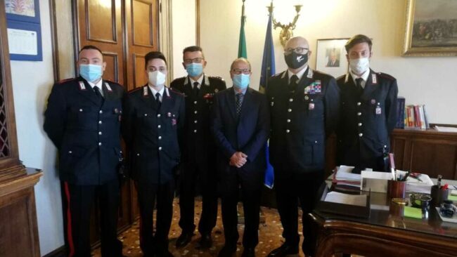 Carabinieri di Mira ringraziati dal prefetto per l'intervento del 9 luglio