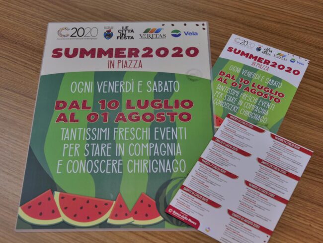 Summer 2020 a Chirignago: 8 serate di eventi. Programma