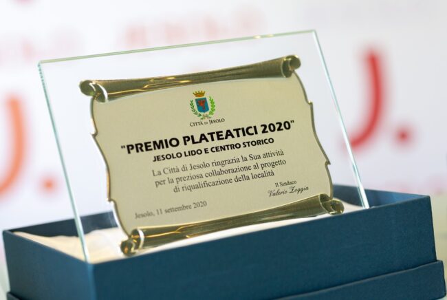 Il Comune di Jesolo premia i migliori plateatici dell'estate 2020