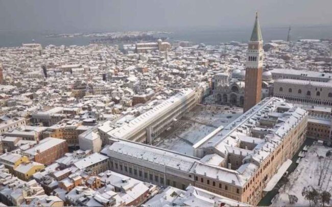 Meteo nel Veneto: previsto vento forte e neve - Televenezia