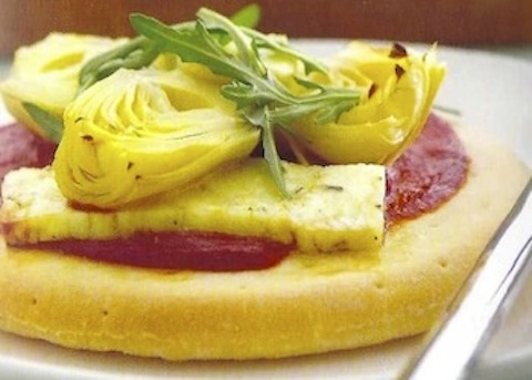 Pizzette con Rucola e Carciofi