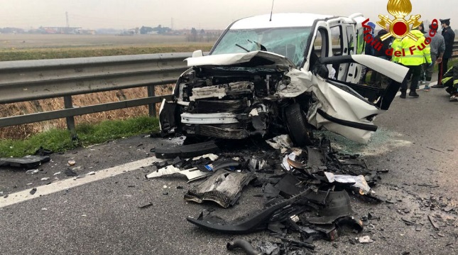 Incidente sulla Romea: sei persone ferite