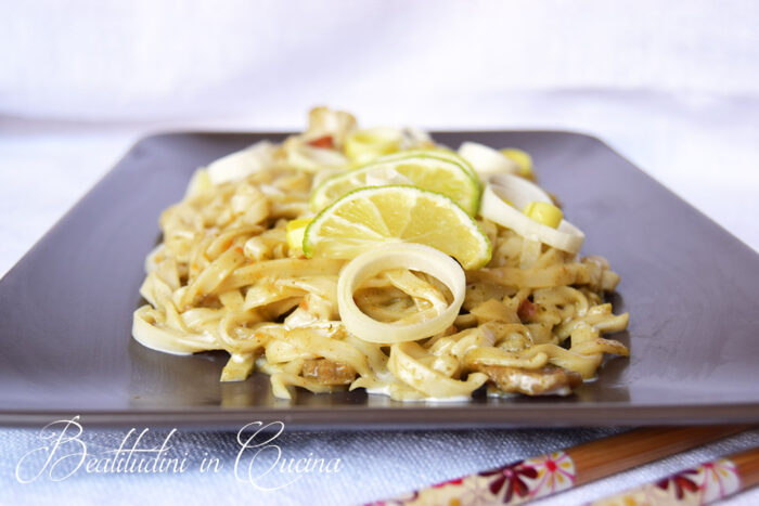 Noodles al Curry verde Thailandese: gustateli!