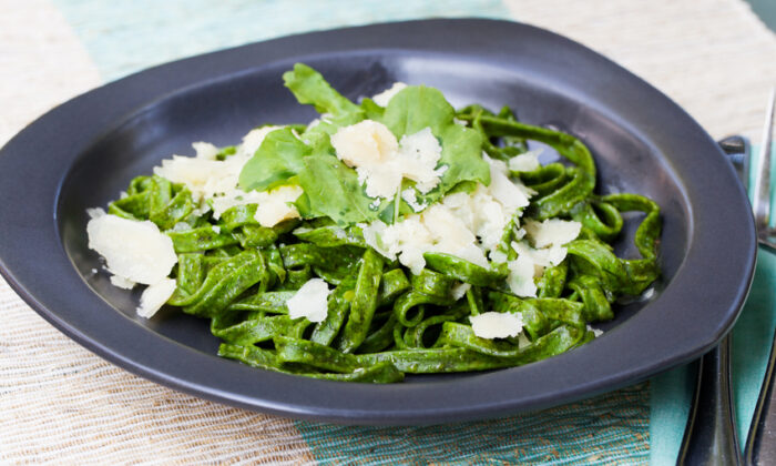 tagliatelle con crema