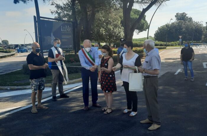 Bibione: inaugurato il primo tratto della nuova a pista ciclabile