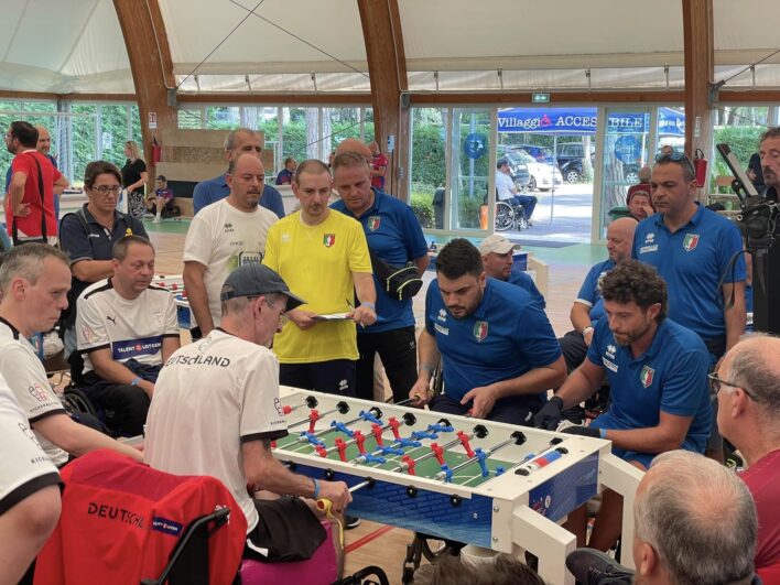 Jesolo capitale del calcio balilla paralimpico