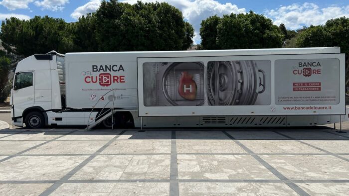 La prevenzione cardiovascolare a San Donà con il truck di "Banca del Cuore"